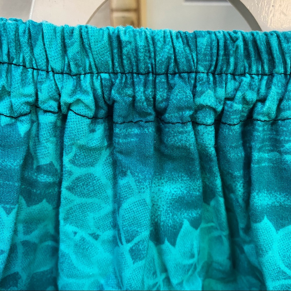 Etsy’s sm-lg Hawaiian Skirt vintage look maxi elastic waist Sundress Luau Tiki - Picture 5 of 5